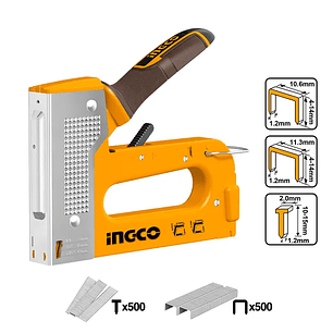 Engrapadora Manual 2 En 1 Industrial 4-14mm Ingco 