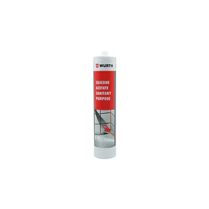 Silicona Acetica Transparente 280ml Wurth 