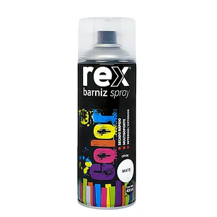 Pintura Aerosol Spray 400Ml Barniz Mate Rex