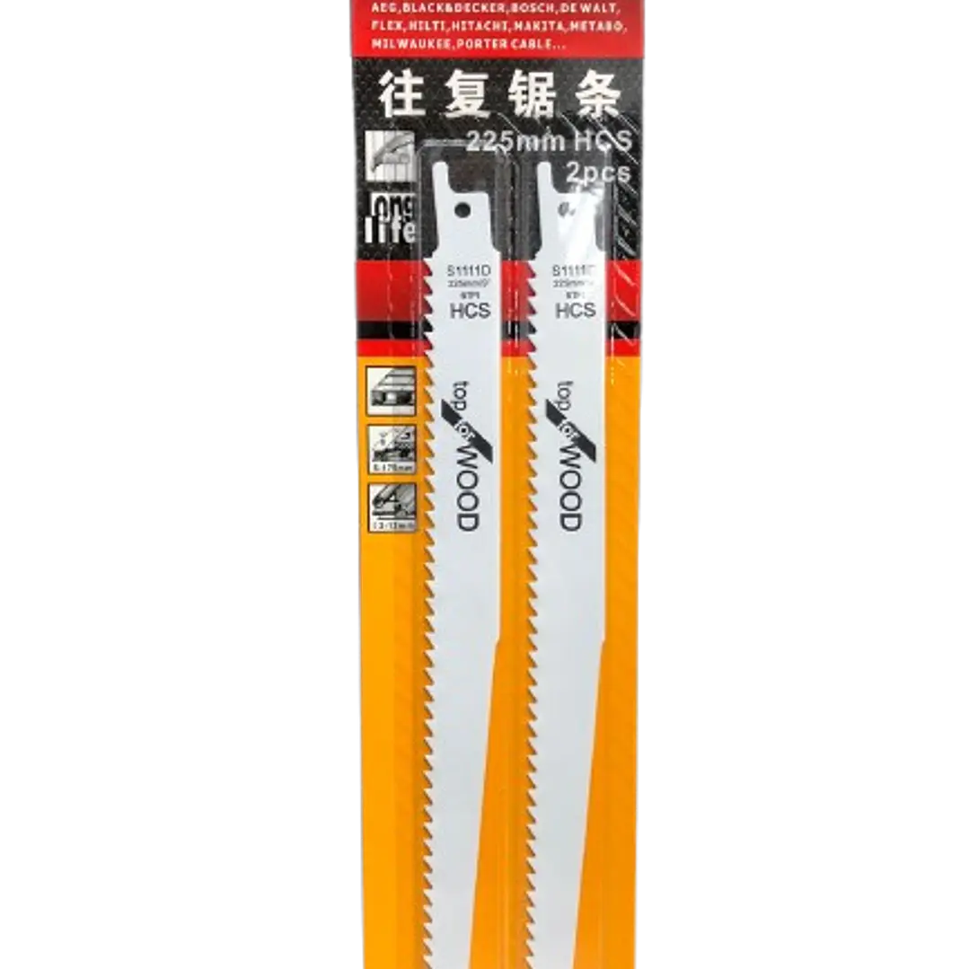 Hoja De Sierra Dientes Gruesos Madera 2 Piezas  1