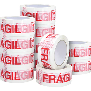 Cinta de Embalar Fragil 48mm x 100 mts