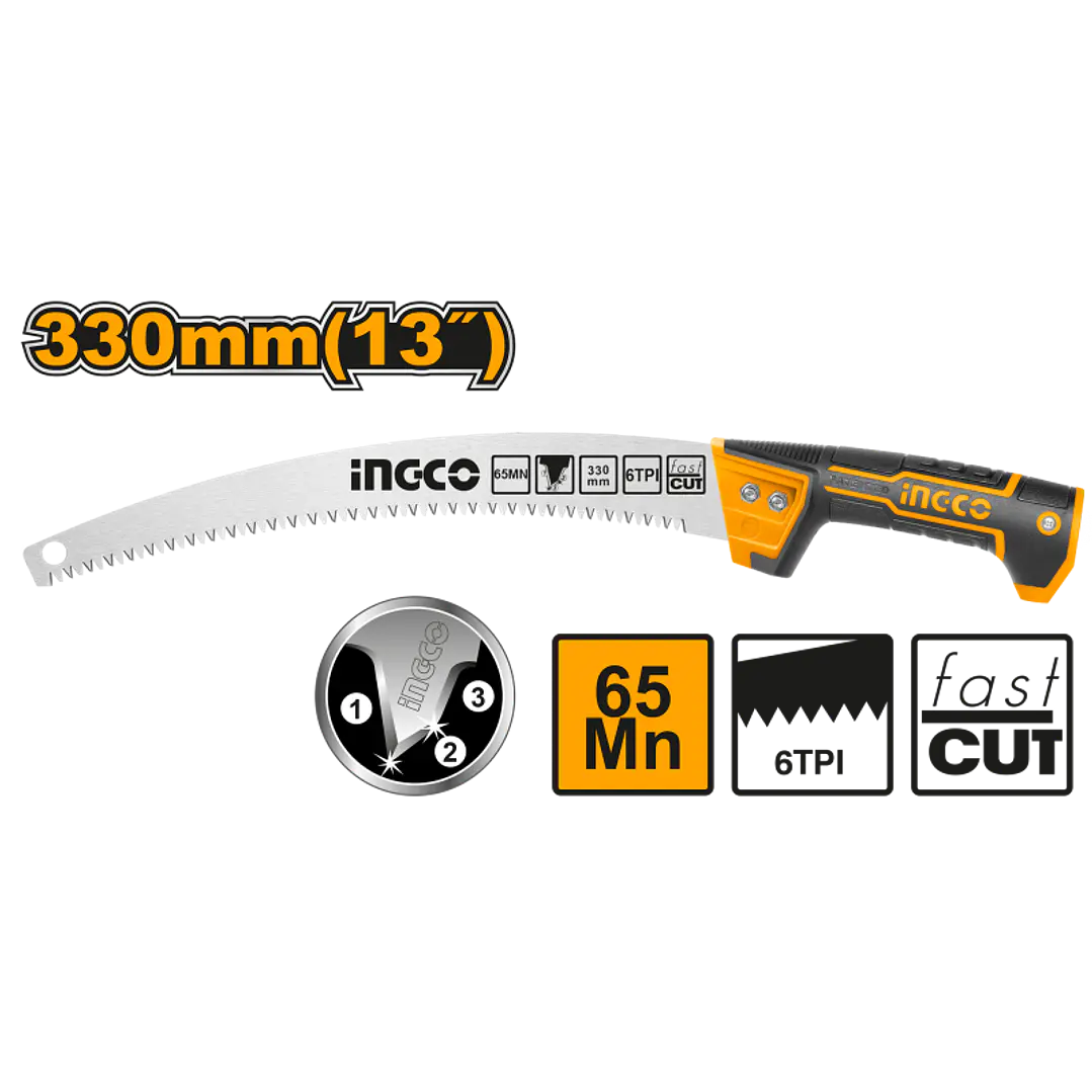 Serrucho De Podar Curvo Industrial 13