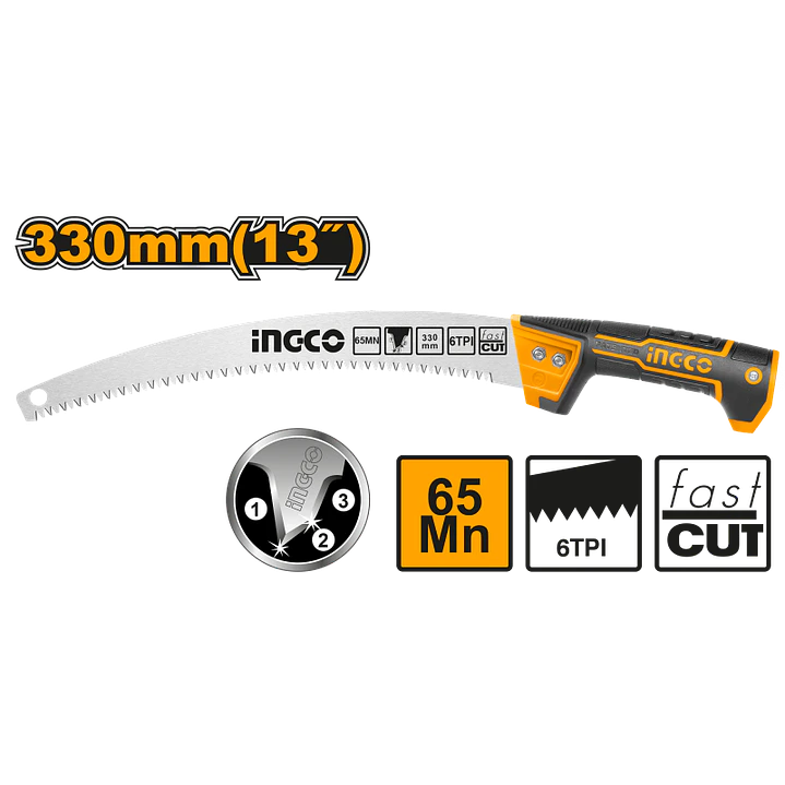 Serrucho De Podar Curvo Industrial 13