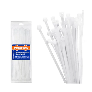 Amarras Plastica Blanca Plastica 100 Piezas 3,6x200mm Wadfow