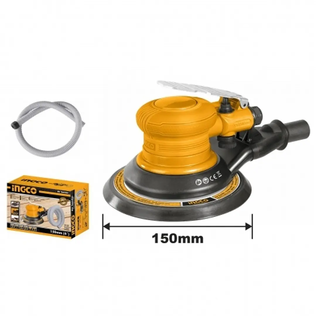 Lijadora Roto Orbital Industrial Neumatica 1/4 150mm 6