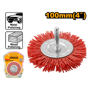 Escobilla Circular De Nailon Para Taladro 4