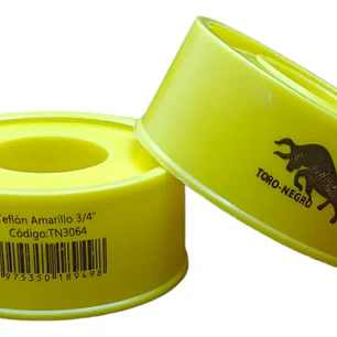 Teflón Amarillo 3/4 6.6M Toro Negro 
