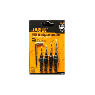 Juego De Brocas Avellanadas 4 Pcs Jaque 