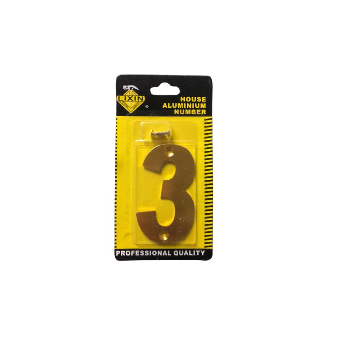 Numeros Para Casas Y Letreros De Identificacion. Numero 3 1