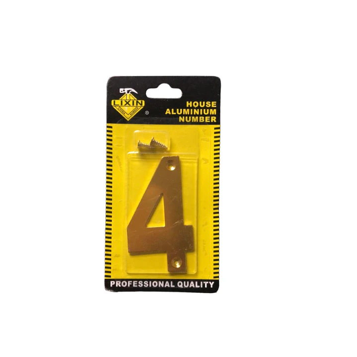 Numeros Para Casas Y Letreros De Identificacion. Numero 4 1