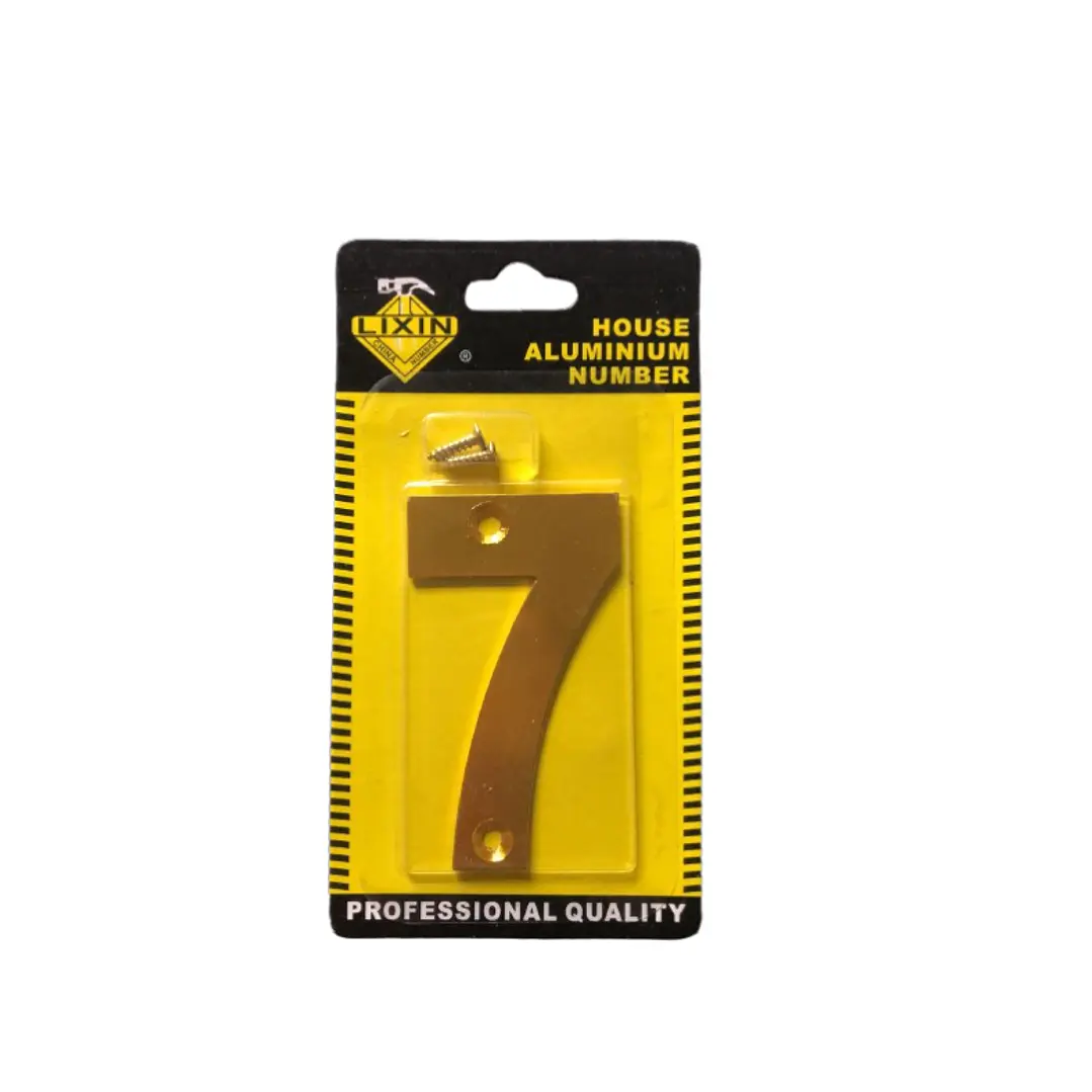 Numeros Para Casas Y Letreros De Identificacion. Numero 7 1