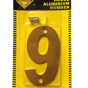Numeros Para Casas Y Letreros De Identificacion. Numero 9 