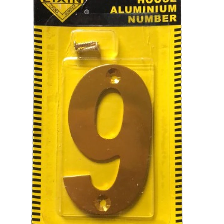 Numeros Para Casas Y Letreros De Identificacion. Numero 9  1