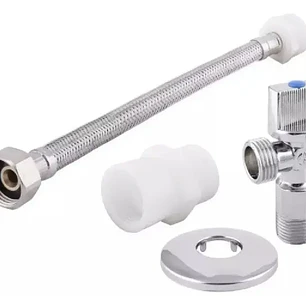 Kit flexible con llave angular 1/2 25cm Taumm