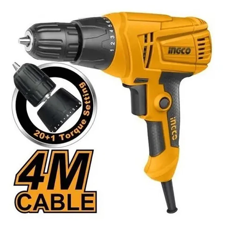 Taladro Atornillador Industrial Eléctrico 280w 10mm Ingco  1
