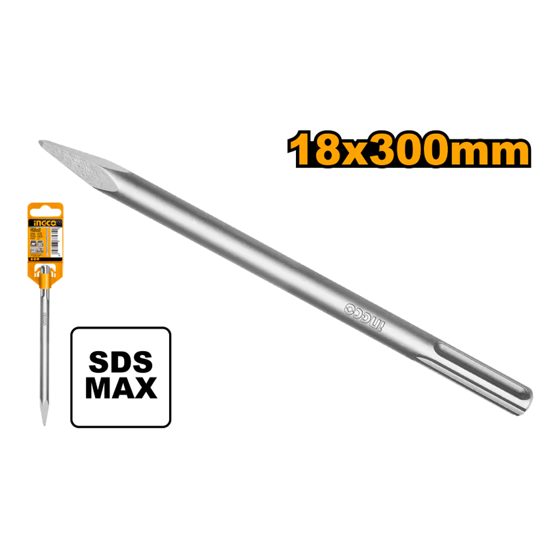 Cincel Punta Sds Max  18 x 300 Ingco  1