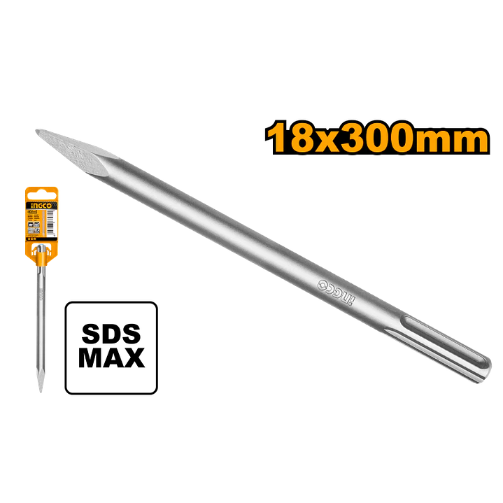 Cincel Punta Sds Max  18 x 300 Ingco  1