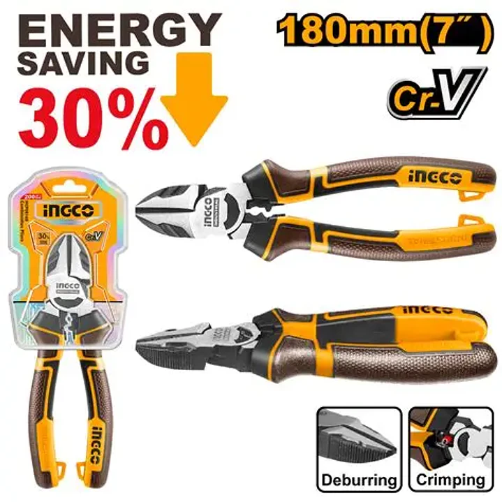 Alicate Corte Diagonal Industrial 180Mm 7