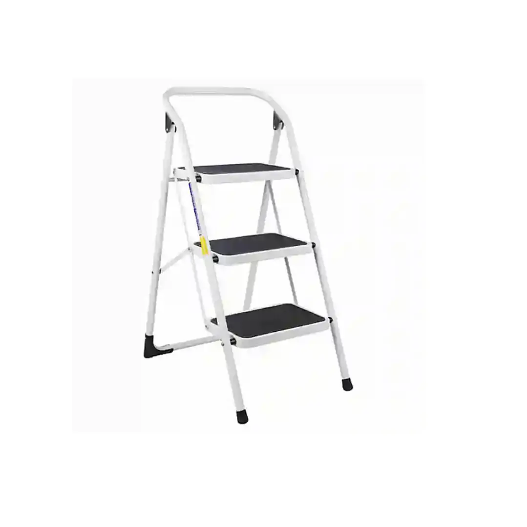 Escalera De Tijera Metalica 3 Peldaños Mirlo 903 1