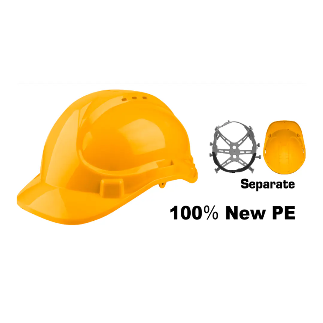 Casco De Seguridad Amarillo Ingco  1