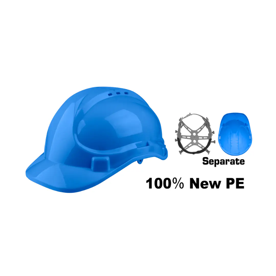 Casco De Seguridad Azul Ingco  1