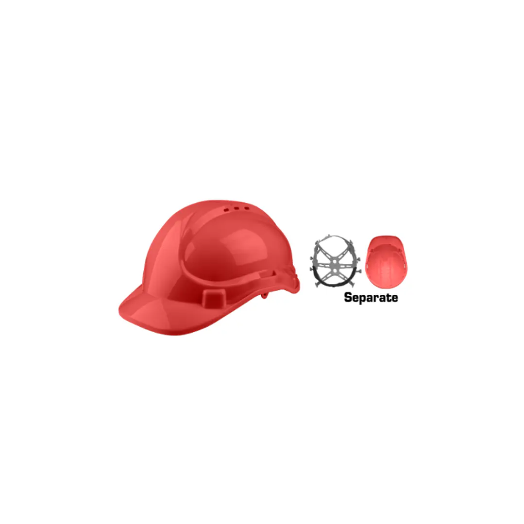 Casco De Seguridad Rojo Ingco  1