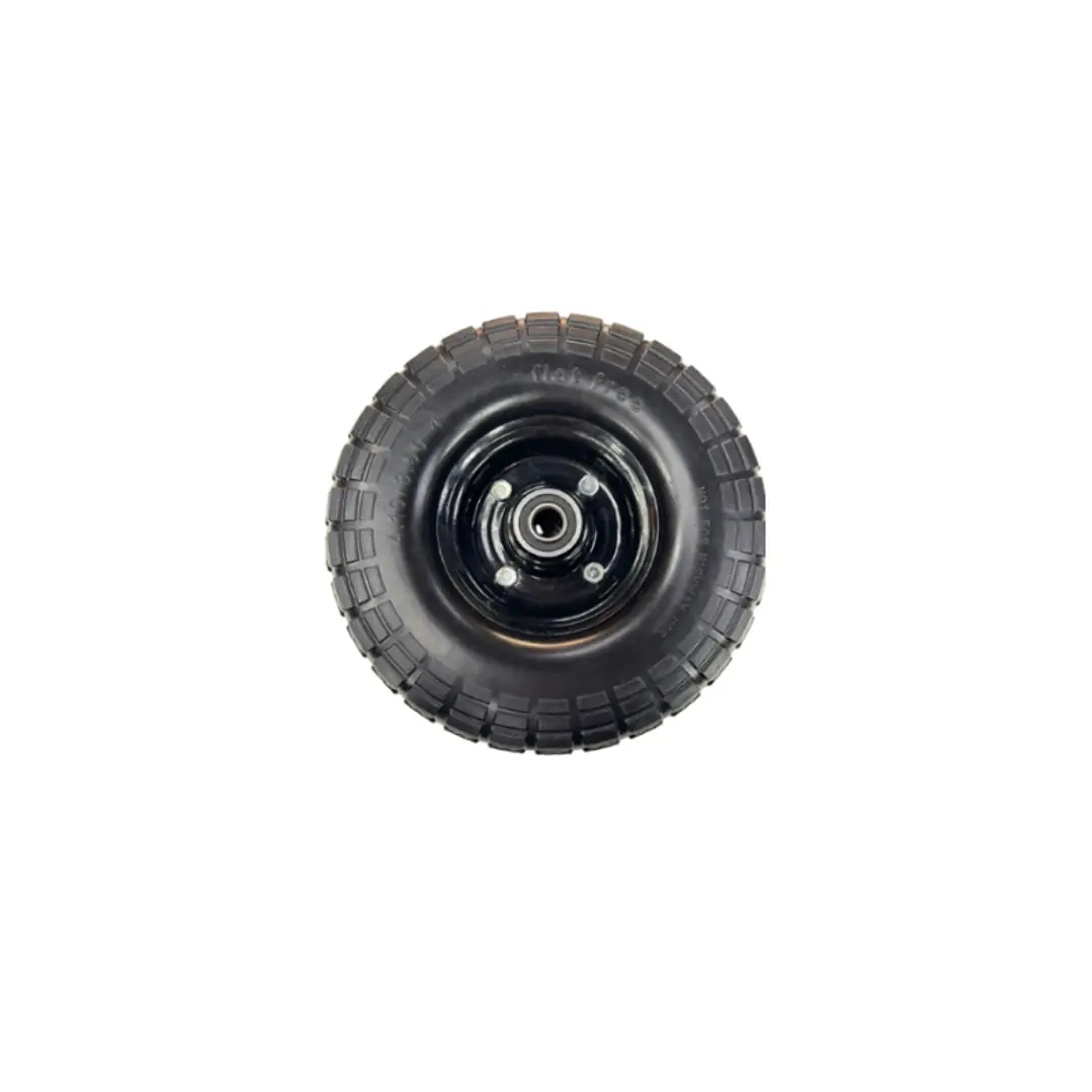 Rueda Maciza Liviana Negra Eje 16Mm 10
