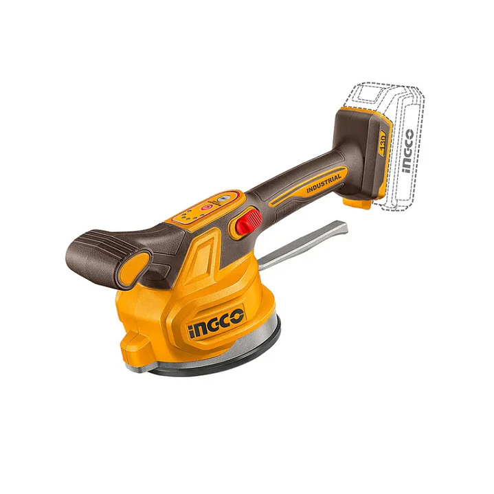 Ventosa Vibradora Industrial Para Ceramica 5 1/9 20v/130mm Ingco 1