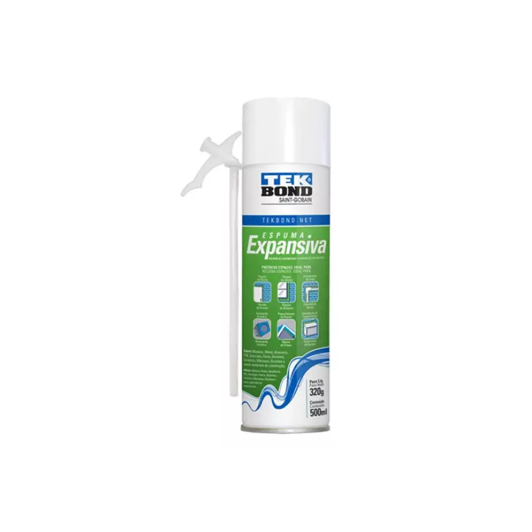 Espuma Expansiva Uso General 320g 500ml Tekbond 1