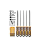 Juego De Limas De Acero 5 Pcs 200MM 8 Pulgadas Ingco - Miniatura 1