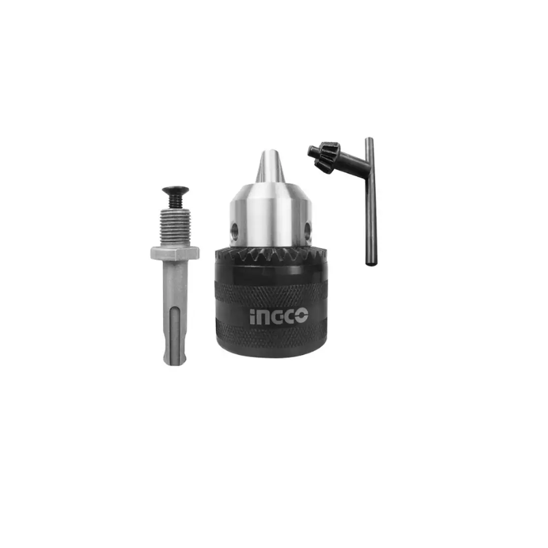 Mandril Taladro 13mm + Llave 1/2 Adaptador Sds Plus Ingco 1