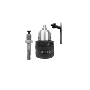Mandril Taladro 13mm + Llave 1/2 Adaptador Sds Plus Ingco