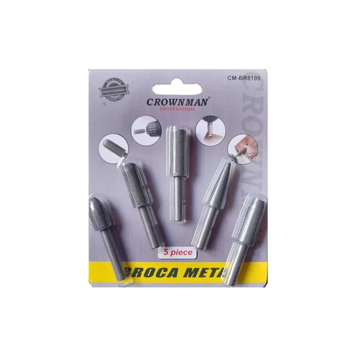 Juego Broca Lima Rotativa Para Metal. 1/4 1