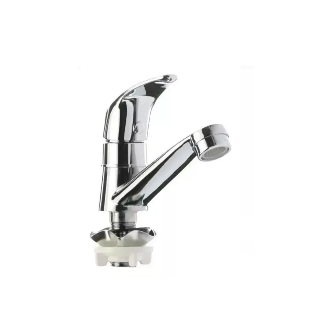 Llave Lavamanos Cromado Agua Fria  1