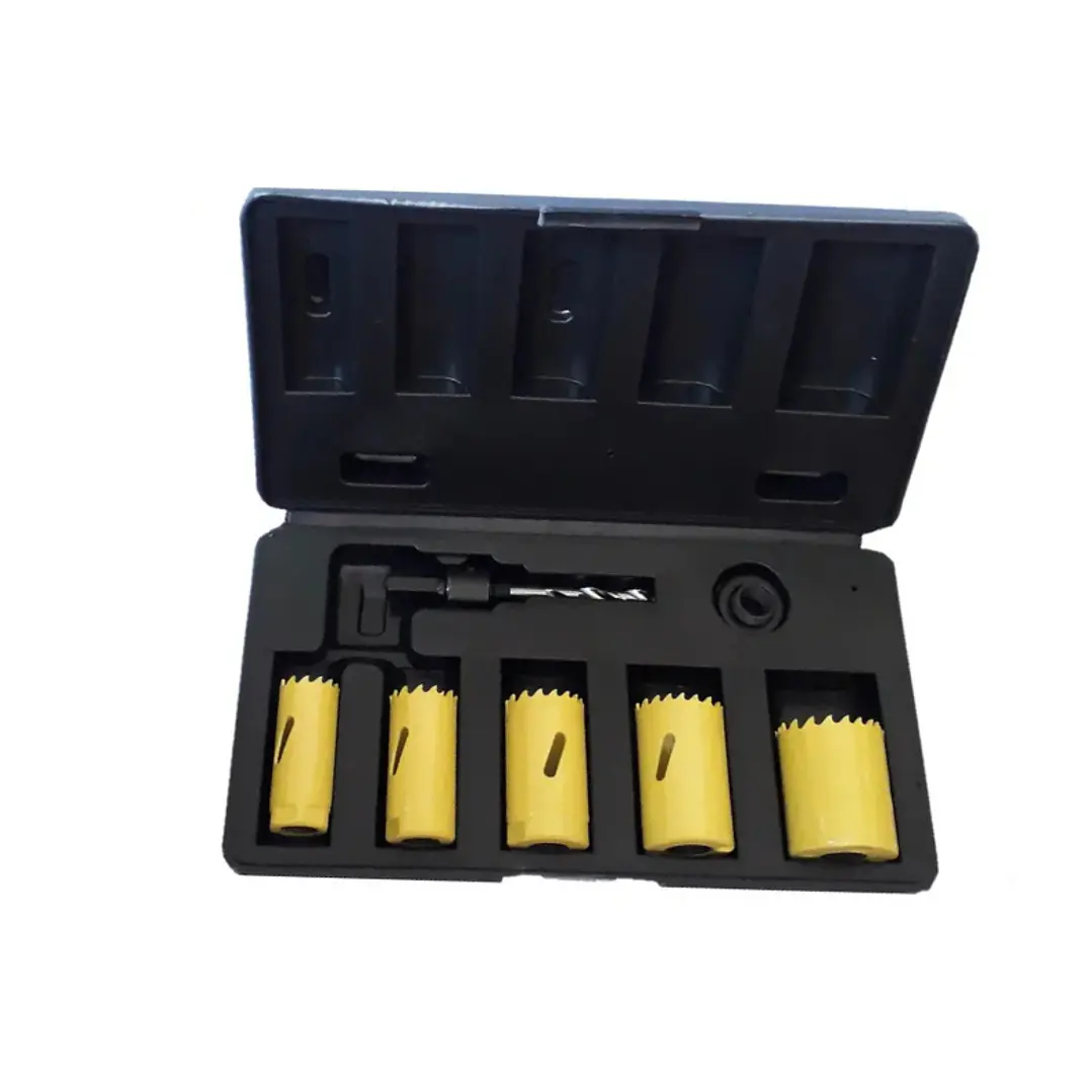 Set De Sierra Copa Bi-metal 7Piezas  22mm-38mm Crownman  1