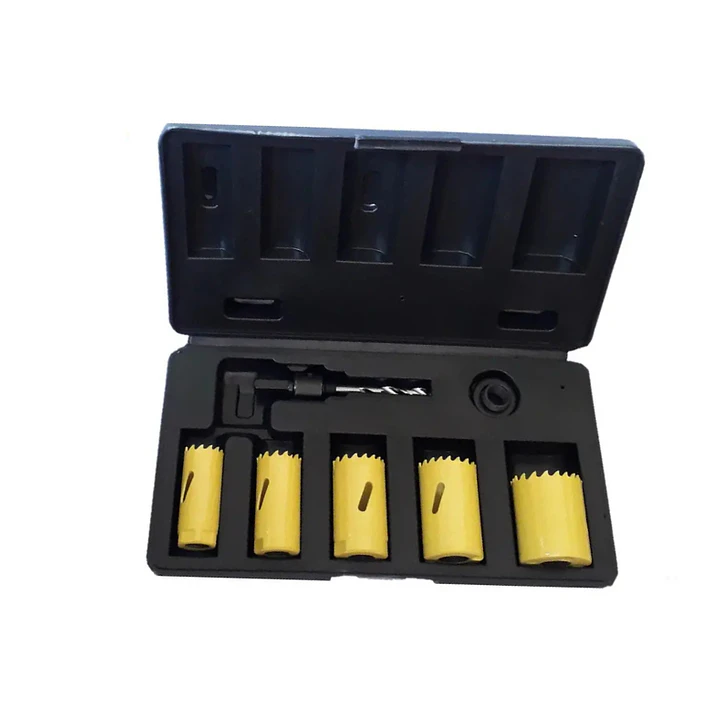 Set De Sierra Copa Bi-metal 7Piezas  22mm-38mm Crownman  1
