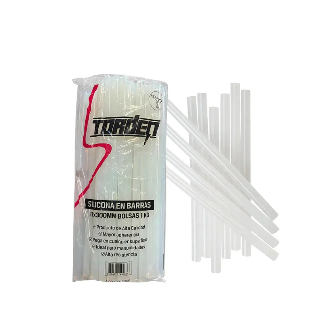 Barras De Silicona 11x300mm 1kg Torden 1
