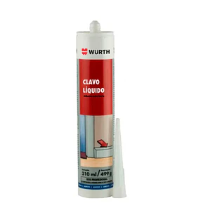 Adhesivo De Montaje Clavo Liquido Extra Fuerte Wurth 