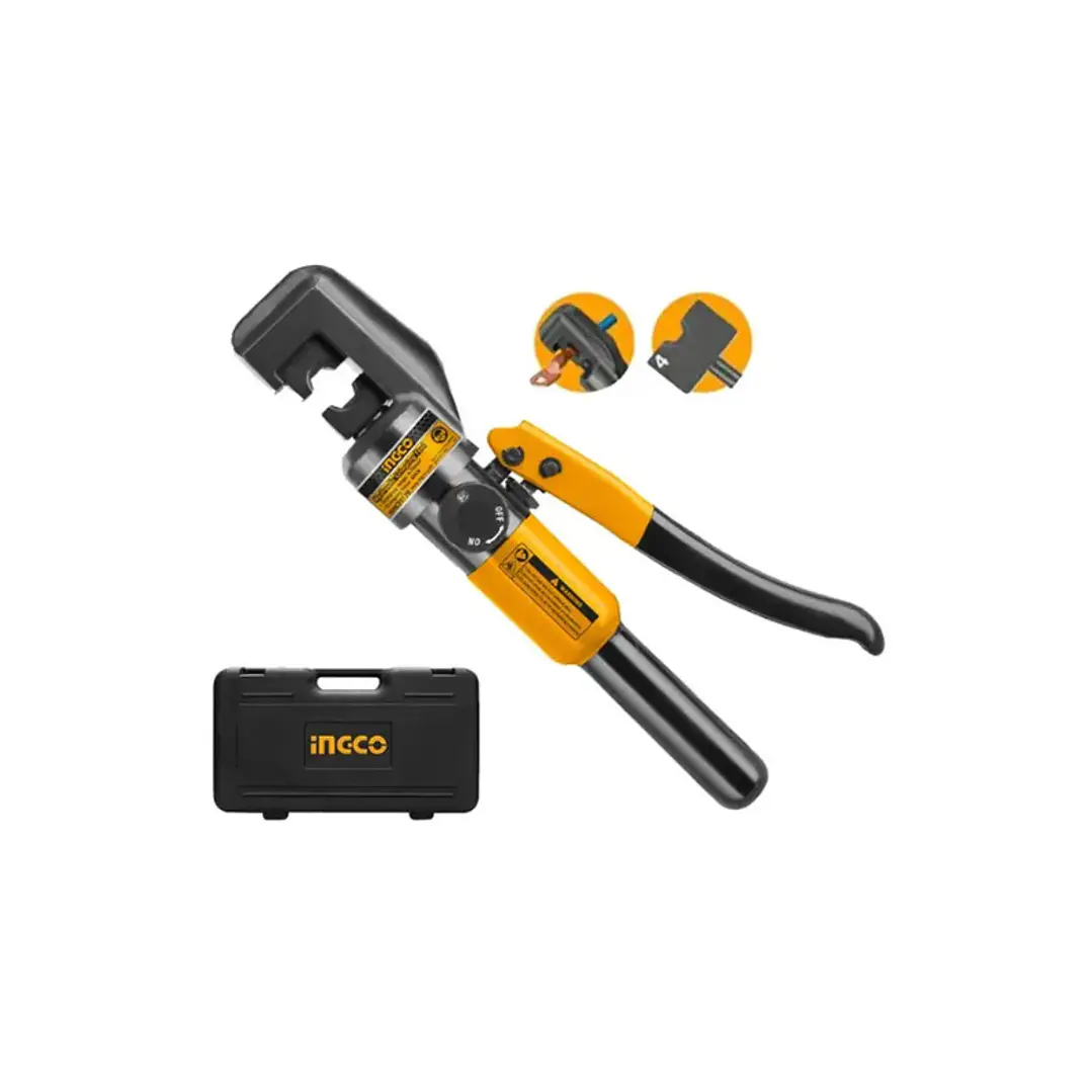Crimpeadora Alicate Prensa Aprieta Terminales Hidraulica 45KN CU4-70MM² Ingco  1