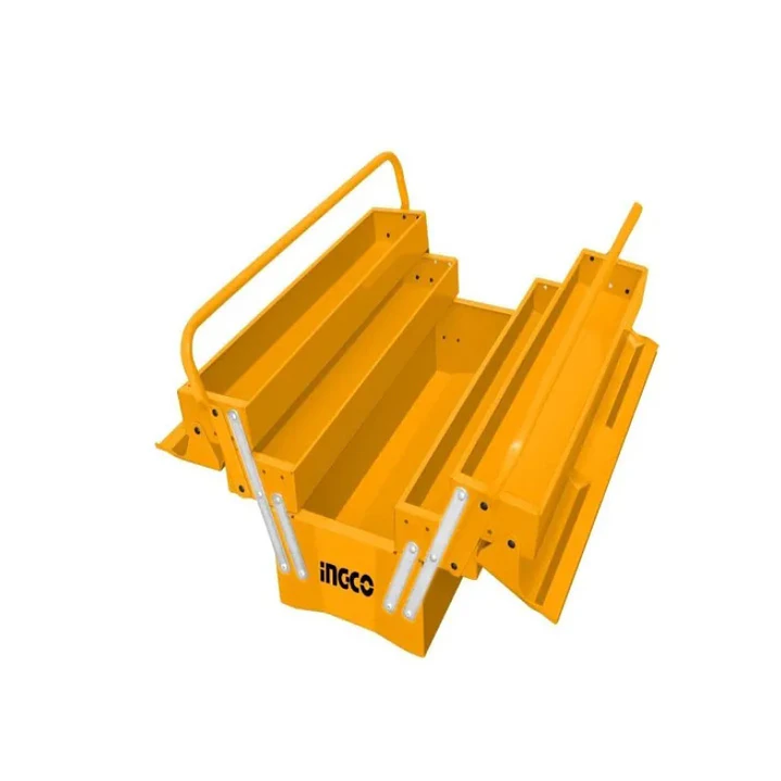 Caja De Herramientas Metalica Industrial 29lt 495x200x290mm Ingco 1