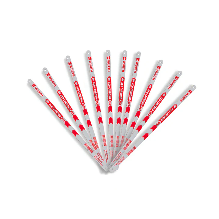 Hoja De Sierra Doble Cara Acero Hcs 24D x 10 Unidades Wurth 1