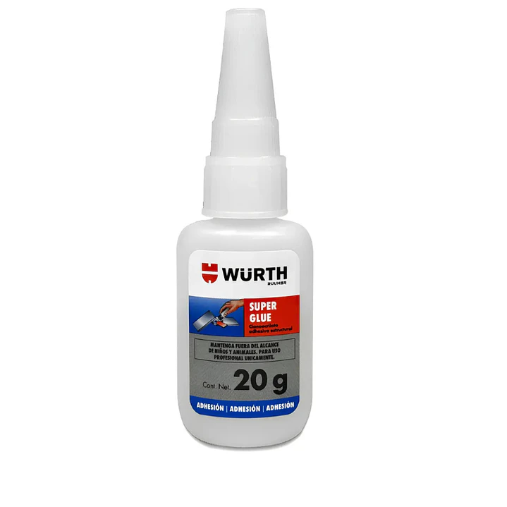 Adhesivo Cianocrilato Super Glue 20g Wurth  1