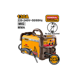 Maquina De Soldar Inverter Mma/Mig 130A Ingco