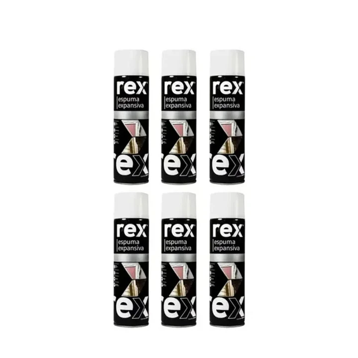 Espuma Expansiva 500ml x 6 Unidades Rex 1