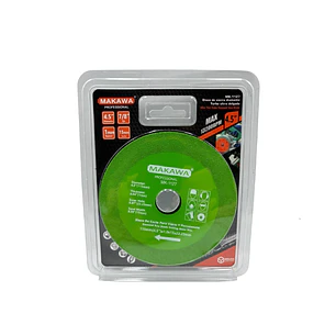 Disco De Corte De Vidrio, Cerámica De 115mm Color Verde Makawa 