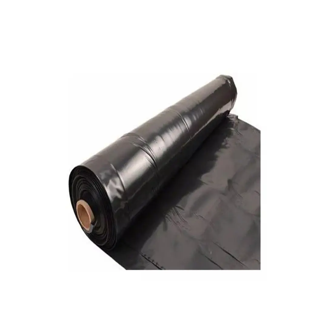 Manga Plastica Nylon Negro Con 4mts Ancho X 1 Mt Lineal 1