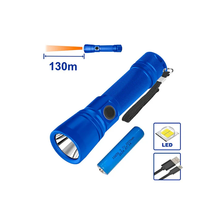 Linterna Led Recargable 150-500lum Wadfow 1