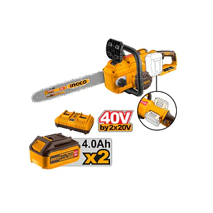 Motosierra Bl + 2 Bat 4ah Y Carg Rap Doble 40v/16