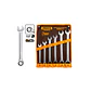 Set Llaves Punta Corona Con Chicarra 19-32mm 6 Pcs Ingco - Miniatura 1
