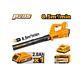 Soplador 1 Bateria 2,0AH Y Cargador Normal 20V 8,5M³/MIN Ingco  - Miniatura 1